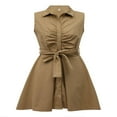 thumbnail image 2 of Femmes Été Bodycon Denim Manches Courtes Robe Soirée Mini Robes, 2 of 6