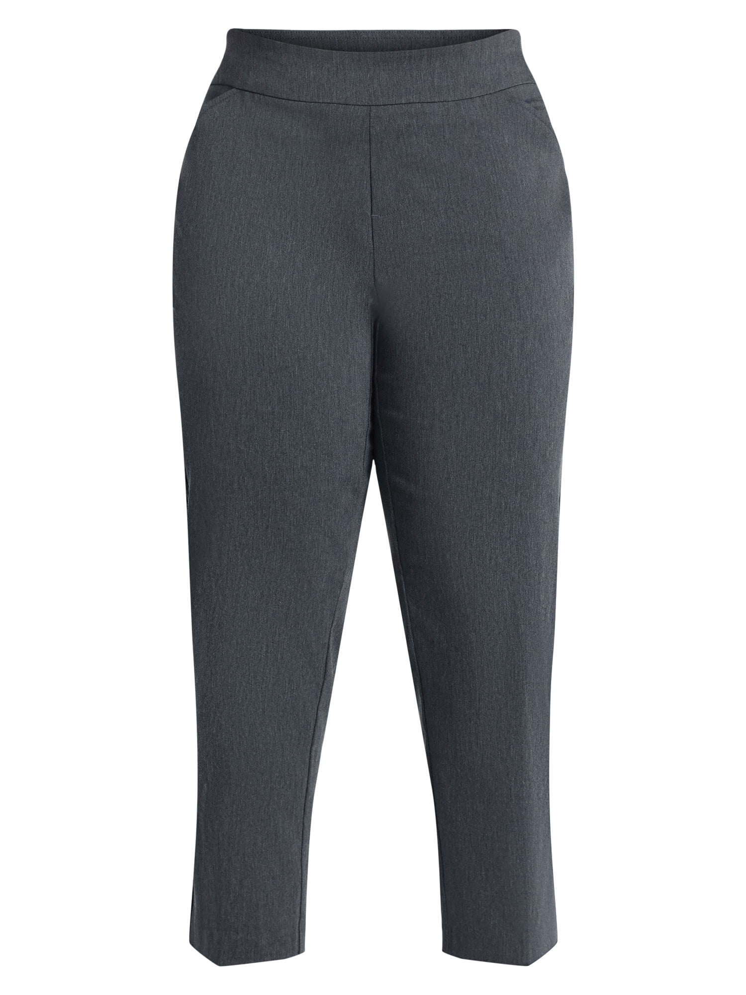 Just My Size by Hanes Women's Plus Millennium Slim Pants, Regular and Petite, Sizes 1X-4X