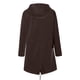 thumbnail image 3 of Chaquetas y abrigos casuales con capucha de manga larga para mujer, chaqueta impermeable lisa con capucha para exteriores, abrigo superior a prueba de viento para mujer, 3 of 3