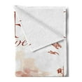 thumbnail image 2 of Paris Soft Flannel Fleece Throw Blanket, Vintage Watercolor Style Paris Illustration with Tour D'Eiffel Old Streets Image, Cozy Plush for Indoor and Outdoor Use, 50" x 60", Pink, by Ambesonne, 2 of 5