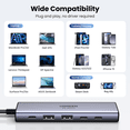 thumbnail image 2 of UGREEN Revodok Pro USB-C Hub 6 in 1 10Gbps 4K 60Hz HDMI, 100W Power Delivery Compatible for MacBook Pro/Air, Compatible for iPad Pro, 2 of 9