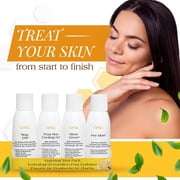 GiGi 4-in-1 Waxing Essentials Kit, Pre-Wax Skin Prep and After Wax Care, 2 oz Each, 4-Pack