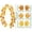 #6, variant on Red Artificial Maple Leaf Garland,Fall Foliage Autumn Vine Decor for Front Door Fireplace Thankgiving Decoration