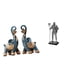 thumbnail image 1 of Figura de resina moderna de y caballero, escultura decorativa, arte coleccionable para escritorio, estante, entrada, chimenea, dormitorio, ho, 1 of 8