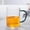 Green, variant on Specollect 1 Pcs Heat-Resistant Glass Mug for Coffee and Tea, Durable Clear Drinking Cup, Microwave and Stovetop Safe, Handmade Beverage Cup