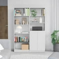 thumbnail image 6 of Paonia 2 Piece Living Room Set with 2 Bookcases, White, 6 of 6