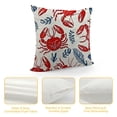 thumbnail image 4 of Seafood Ocean Lobster Crab Soft Pillow Cases King Size Microfiber Pillowcases with Hidden Zipper Cozy Breathable Pillow Covers for Bed Sofa (, 4 of 5