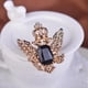 thumbnail image 3 of Broches Hugo de Aleación para Hombre Retro Águila Corona Insignia Vintage Dorado Negro, 3 of 8