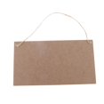 thumbnail image 4 of DOLITY Rustic Wood Hanging Sign Home Door NO MONEY NO Sign Plaque, 4 of 5