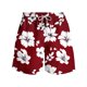 thumbnail image 5 of Pantalones Cortos de Cintura Elástica de los Hombres Hawaiian Floral Print Casual, Pantalones de Baño Ligeros de Cuatro Lados, 5 of 5