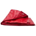 thumbnail image 5 of Harpster Tarps 8' x 10' High Visibility RED 3.3 oz. Poly Tarp 8 Mil, 5 of 5