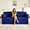 Blue, variant on 5-in-1 Convertible Sofa Bed, Gray Tri Folding 60" Boneless Couch Mattress,Corduroy Futon Couch Sleeper with Pull Out Bed for Living Room Bedroom