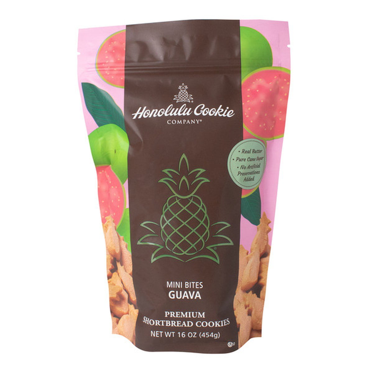 Honolulu Cookie Co Guava Mini Cookies, 16 oz