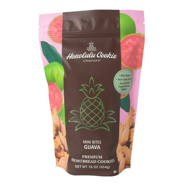 Honolulu Cookie Co Guava Mini Cookies, 16 oz