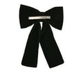thumbnail image 2 of 7 Inch Velour Hair Bow with Tails, 2 of 5