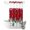 ChristmasXM0355, variant on No Hook Shower Curtain with Built-in Rings - Christmas Poinsettia Flowers Washable Waterproof Fabric Bathroom Curtains for Hotel,Rentals, 72 X 84 Inch Extra Long , White
