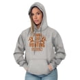thumbnail image 4 of Thank God For Hunting Season Antlers Hoodie Sweatshirt Women Men Brisco Brands L, 4 of 5