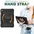 thumbnail image 6 of For iPad 6th/5th Generation Case 9.7 inch 2018/2017, 360 Rotating Shockproof Cover with Stand, Screen Protector, Shoulder Strap, Black, 6 of 7