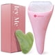 thumbnail image 1 of Herramientas Faciales BAIMEI Rodillo de Hielo de Crioterapia y Gua Sha Rosa, 1 of 9