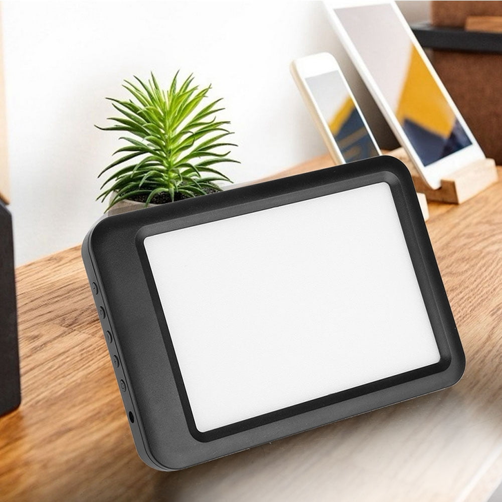 Tebru Dimmable Light Therapy, Simulating Natural Daylight Therapy Lamp for Seasonal Affective Disorder