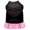 Black W/Light Pink, variant on Pet Dog Cat Dress Rhinestone, "Birthday Girl"