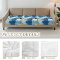 thumbnail image 3 of Xoenoiee Blue Turtle Marble Pattern Outdoor Couch Cushion Covers, Sectional Couch Sofa Covers Washable Stretch Sofa Seat Cushion Cover for Indoor/Outdoor Patio Furniture, 3 of 7