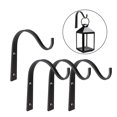 thumbnail image 1 of Ganchos de para proteger de Metal ganchos de para proteger gancho de puerta 1/2/4 piezas ganchos de pared de para proteger con tornillos para colgar para protegers-Negro BLESIY percheros de puerta de pared, 1 of 8