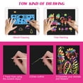 thumbnail image 4 of Topcolorusa Scratch Paper Art for Kids, 116 Pcs Rainbow Paper Scratch Art for Children Girls Boys DIY Party Favor Game Activity Birthday Christmas Toy Gift Set Kids Ages 3 4 5 6 7 8 9 10 Girls Boys, 4 of 7