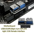 thumbnail image 3 of 19p/20p To Usb A Usb3.0/3.1 Adapter Female Port Internal Connection, 3 of 3