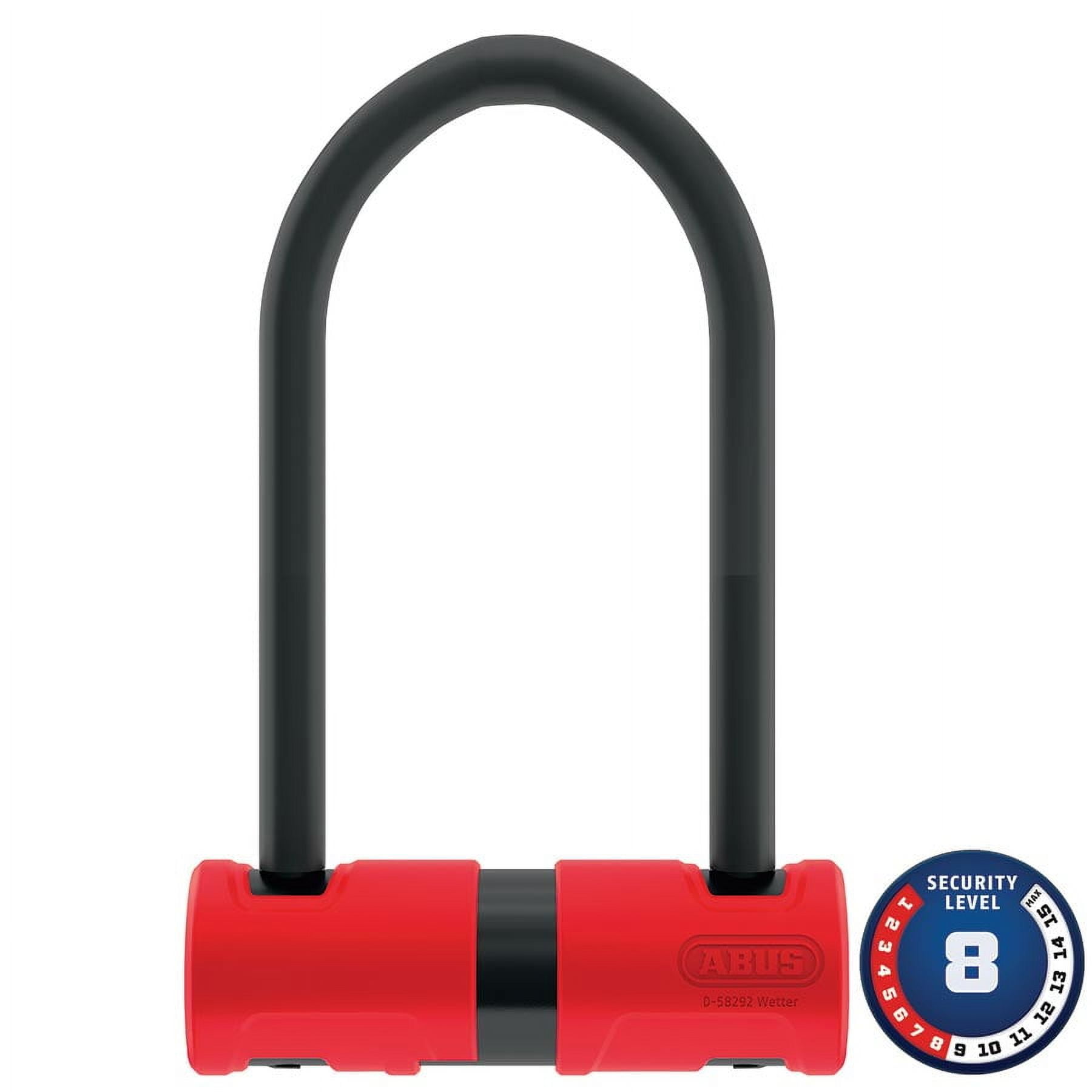 Abus 440A Alarm U-Lock Key 150x160mm, 5.9''x6.3'', Thickness in mm: 12mm, Black