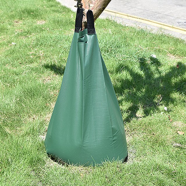 Bolsa de agua agrícola de 15/20 galones Bolsas de riego por goteo automáticas reutilizables para árboles Sywqhk Libre de BPA