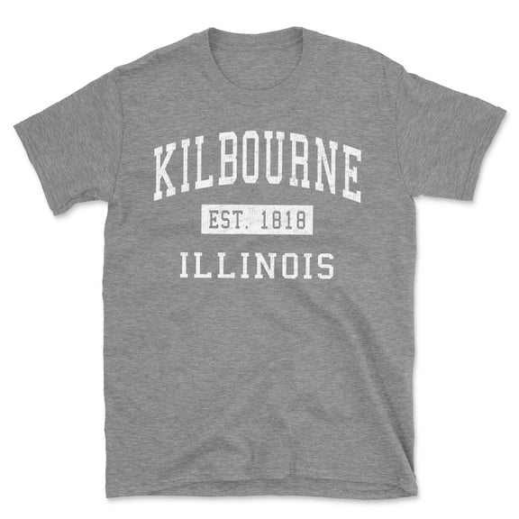 Kilbourne Illinois Classic Established Men's Cotton T-Shirt