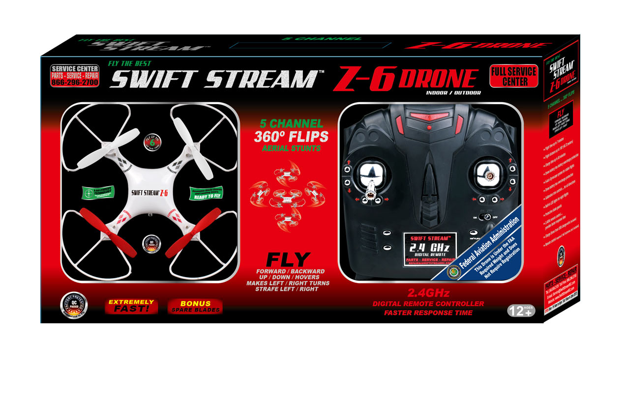Swift Stream RC Z-6 5 inch Drone - image 3 of 3