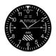 thumbnail image 1 of Reloj de pared con altímetro para seguimiento de altitud de aviones pilotos, reloj de pared moderno, instrumento clásico para la decoración del hogar., 1 of 4