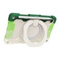 thumbnail image 6 of Kids Friendly Tablet Case for Samsung Galaxy Tab A7 Lite 8.7" (2021) with Portable Handle Folding Kickstand, Heavy Duty Cover with Pencil Holder Shockproof Four-Corners Protective Case, Rainbow Green, 6 of 9
