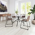 thumbnail image 2 of Smart Dining Chair Vintage Espresso Dining Chair, Transitional Style, Plush and durable faux leather fabric, Plywood, Indoor Dining, 2 of 11