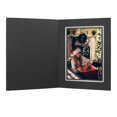 thumbnail image 1 of Carpetas de fotos Golden State Art, paquete de 25 unidades, 5 x 7 pulgadas (negro/plata), 1 of 8