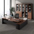 thumbnail image 4 of Corner Height Office Desk Meeting Organizer Reception Storage Standing Desk Drawer Escritorio Gaming Office Desk Decoration My Lux Decor Round, 4 of 27