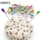 thumbnail image 4 of Alfileres de Costura de 100 Piezas, Alfiler de Cabeza Multicolor para Modista, Decoración , Proyectos de Costura Zulema Alfileres de costura, 4 of 8