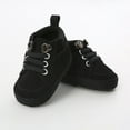 thumbnail image 7 of URMAGIC Infant Baby Boys Girls PU Leather High-Top Moccasins Soft Sole Shoes, 7 of 7