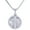 Silver, variant on Stainless Steel Cross Jesus Medallion Pendant with Box Chain 24" SCP 164 G