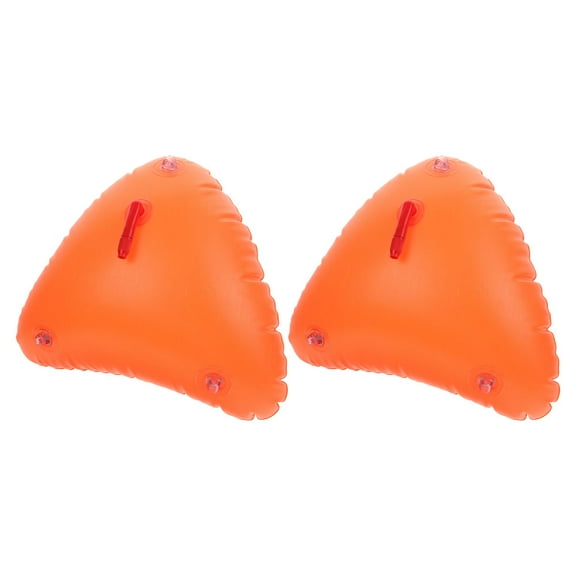 SWETRACE PVC Waterproof Floating Bag Orange 2Pcs 18.9X16.9X1.2In