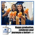 thumbnail image 6 of 30 Graduation Cap Drink Stirrers Stir Sticks Coffee Cocktail Mixers Plastic Swizzle Hot Cocoa Bar Supplies For Party Tea Favors (blue), 6 of 7