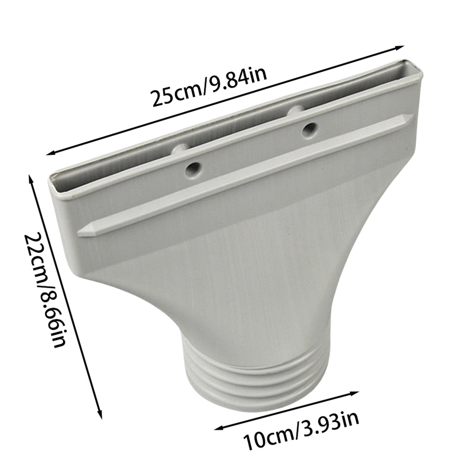 Flat AC Exhaust Hose Adapter - Universal Window/Roof Vent Plate for Portable Air Conditioners, Dryer Vents & Grow Tents (8.7" Height, Color as Shown)