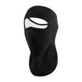 thumbnail image 2 of harmtty Fleece Cycling Face Cover Keep Warm Lightweight Cycling Face Scarf With Fastener Tape for Sports,Black, 2 of 8