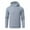 Lightgrey, variant on QPNGRP Men's Casual Pullover Lightweight Hoodie Long Sleeve Solid Waffle knitted Hooded Plus Size Army XL