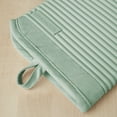 thumbnail image 3 of KitchenAid Ribbed Soft Silicone Oven Mitt 2-Pack Set, Pistachio Green, 7.5"x13", 3 of 6