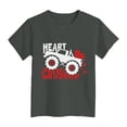thumbnail image 4 of Tkrady Toddler Girls Valentine's Day New Heart Graphic Short Sleeve Crewneck T Shirts Tops Fun Letter Print Tee Clothes, Sizes 1-14 Years, 4 of 5