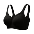 thumbnail image 4 of MEICHEN Wireless Full Coverage Bra for Women Fashion Soft Solid Padded U Back Bralettes Cotton No Show Underwear, 4 of 4