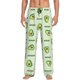 thumbnail image 1 of Balery Green Avocado Pantalones de pijama para hombre, pijama ultraligero, pantalón de descanso-XX-Large, 1 of 6